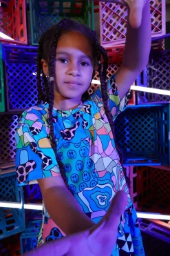 Patched Up Kids Jersey Dress