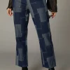 Patchwork Denim Jean