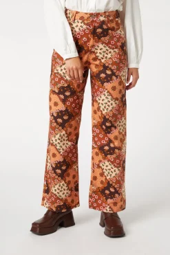 Patchwork Flower Jean