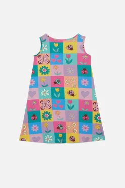 Patchwork Kids Jersey Dress