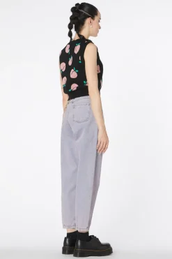 Peach Cotton Knit Vest