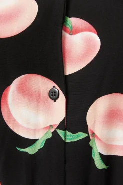Peachy Viscose Shirt Dress