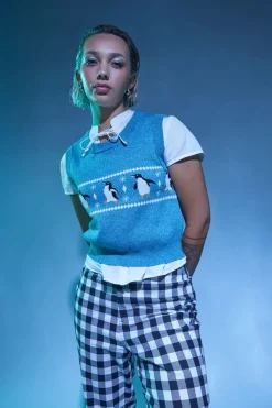 Penguin Argyle Vest