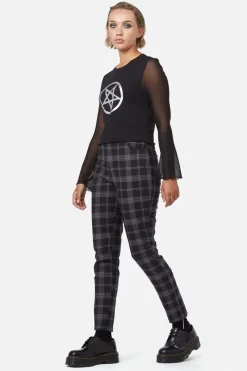 Pentagram Contrast Mesh Top
