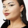Pentagram Drop Earrings