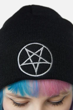 Pentagram Knit Beanie