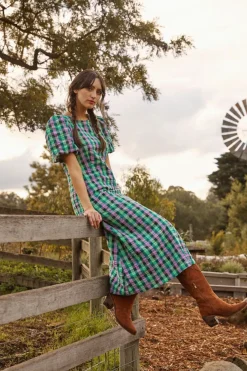 Peppa Check Midi Dress