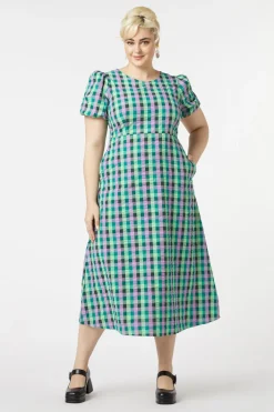 Peppa Check Midi Dress
