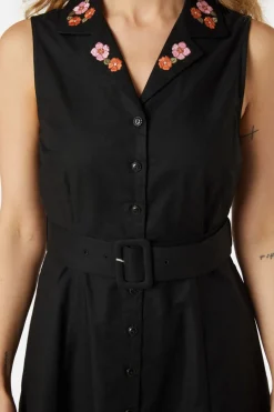 Petal Embroidered Dress