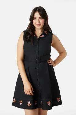 Petal Embroidered Dress