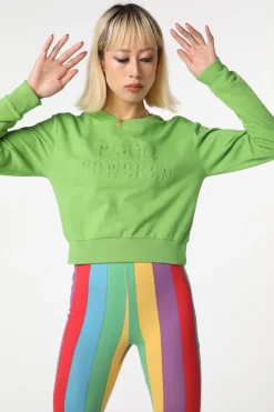 Plant Embossed Sweater