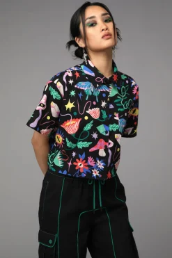 Plantistry Print Blouse