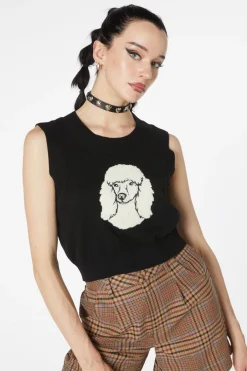 Poodle Knit Cotton Vest