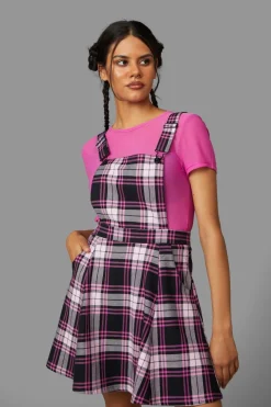 Posh Tartan Pinafore