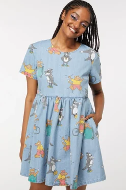 Possum Magpie Smock Dress