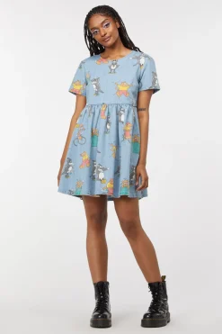 Possum Magpie Smock Dress