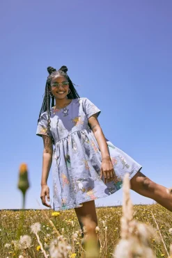 Possum Magpie Smock Dress