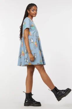 Possum Magpie Smock Dress