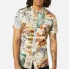 Prehistoric Dino Tile Printed Shirt