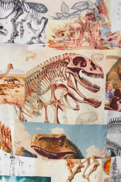 Prehistoric Dino Tile Print Dress