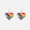 Pride Heart Earring