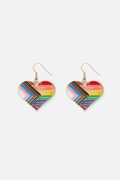 Pride Heart Earring