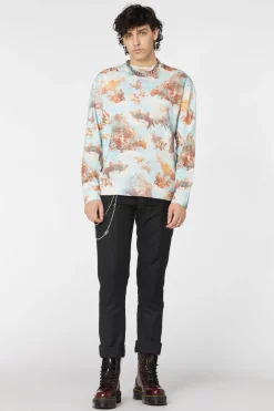 Printed Art Mural Sweater