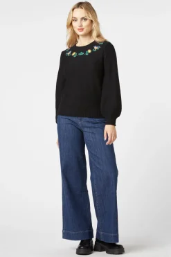 Protea Embroidered Jumper