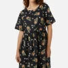 Protea Smock Dress