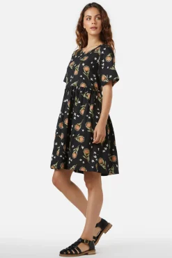 Protea Smock Dress