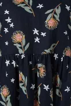 Protea Smock Dress