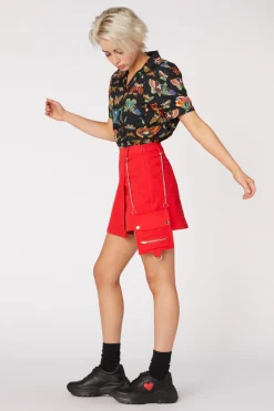 Punk Morpho Drill Skort