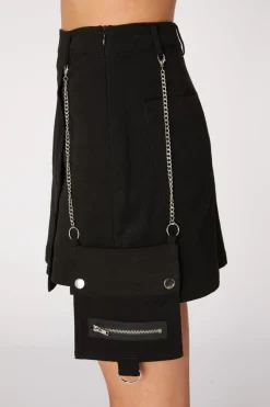 Punk Morpho Drill Skort