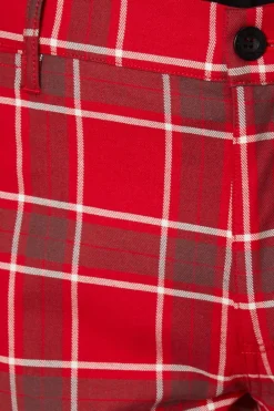 Punk Red Tartan Unisex Pant