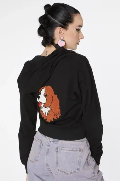 Puppy Boxy Cotton Hoodie