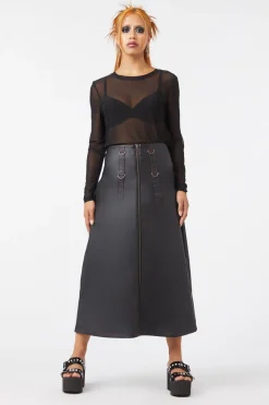 Queens Soldier Pu Skirt