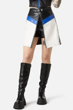 Racing Pu Skort