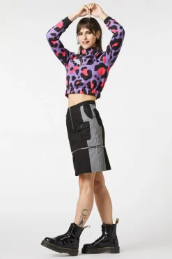 Radioactive Raver Cargo Skirt