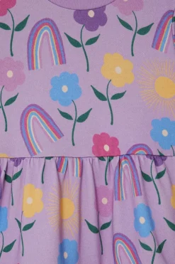 Rainbow Kids Tiered Dress