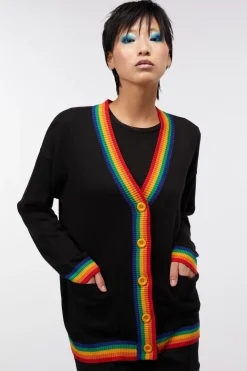 Rainbow Ringer Cardi