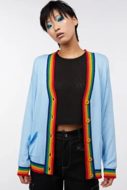 Rainbow Ringer Cardi