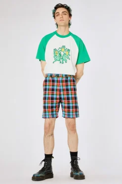 Rainbow Tartan Twill Short