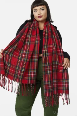 Red Tartan Scarf