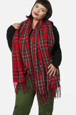 Red Tartan Scarf