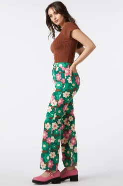 Renee Floral Flare Jean