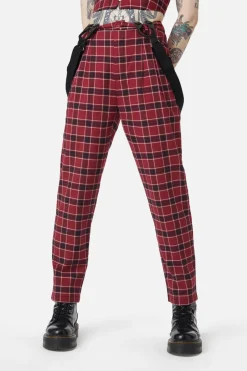 Revenge Tartan Brace Trouser