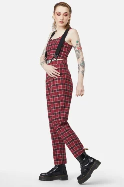 Revenge Tartan Brace Trouser