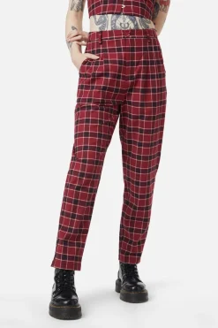 Revenge Tartan Brace Trouser
