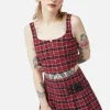 Revenge Tartan Corset Top
