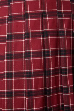 Revenge Tartan Pleated Skirt